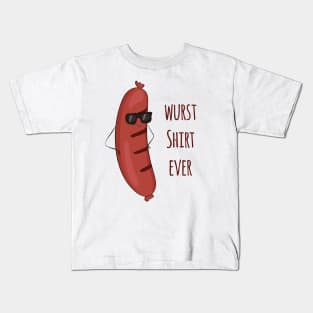 Wurst Shirt Ever - Funny German Wurst Sausage Design Kids T-Shirt